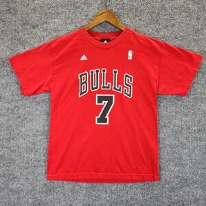 Adidas T Shirt Boy's XL Red NBA Chicago Bulls Ben Gordon #7